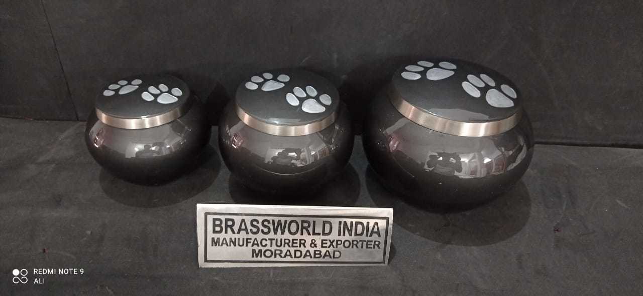 Anthrecite Grey Pet Cremation Urn Funeral Supplies