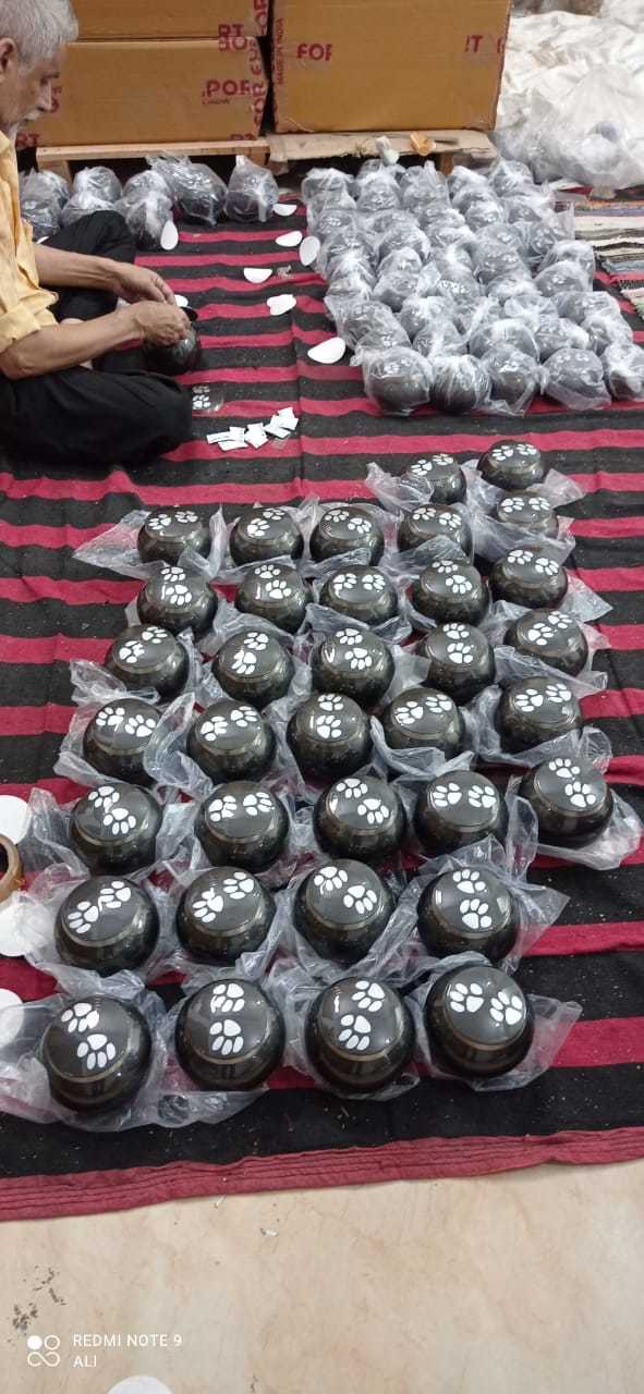 Anthrecite Grey Pet Cremation Urn Funeral Supplies