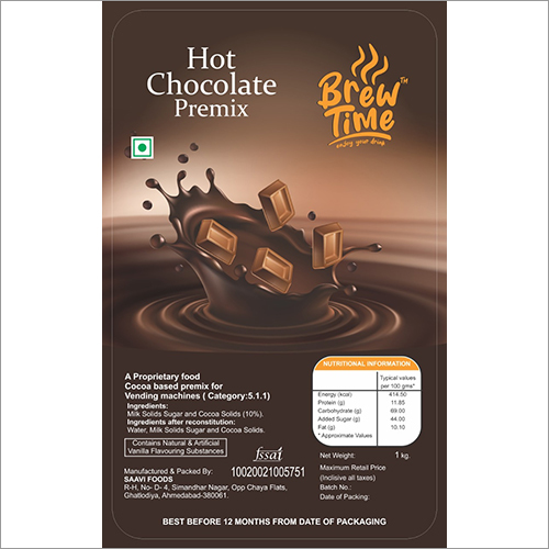 1 Kg Chocolate Premix - Powder, Variety: Chocolate & Other | Supply Ability: 5000kg Per Month, Type: Other Chocolate Premix
