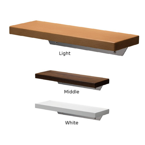 Stainless Steel Kuriki Wood Towel Shelf
