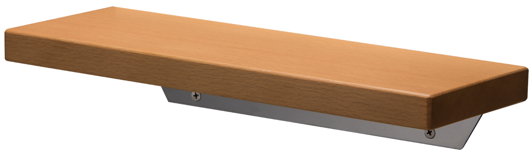 Stainless Steel Kuriki Wood Towel Shelf