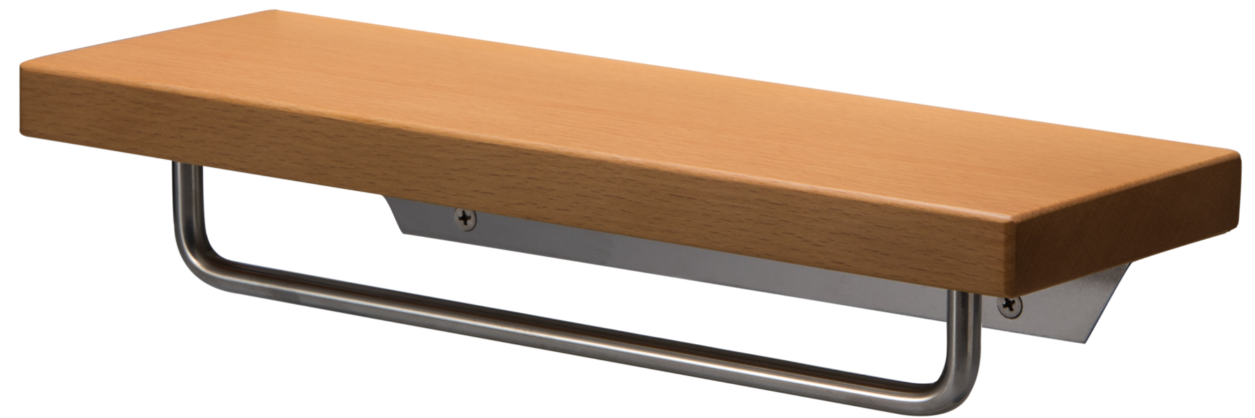 Stainless Steel Kuriki Towel Hanger With Shelf