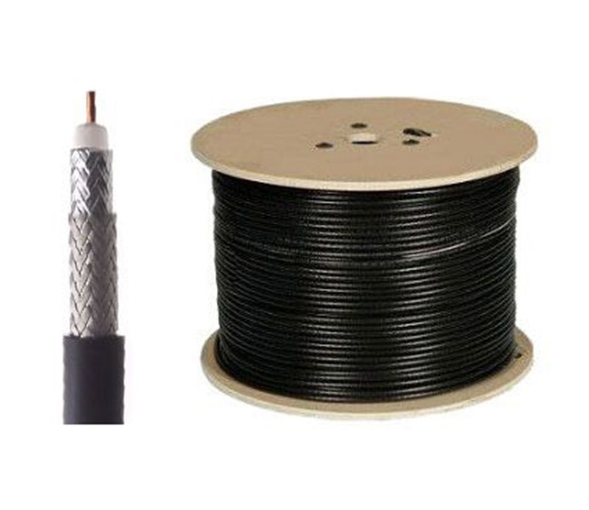 Hlf 200 Cable Black Cu Armored Material: 3.22mm