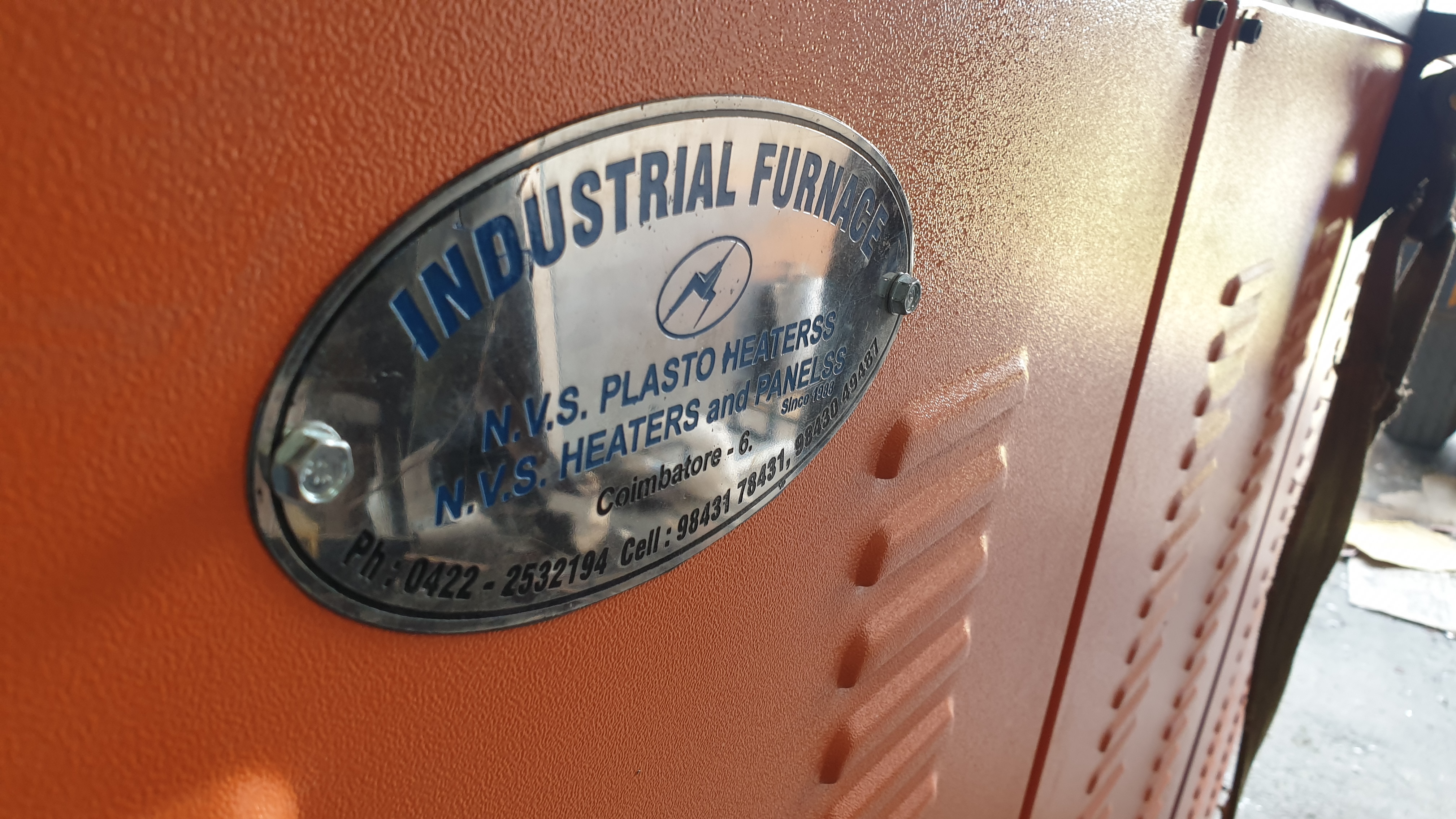 Horizontal Electrical Furnace For Kiln Rotator External Size: Customized
