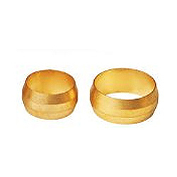 Brass Sleeve - Premium Quality Brass Material, Golden Color, Polished Finish | Ideal for Compressor Use, Multiple Custom Thread Options