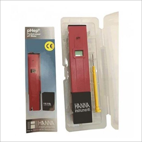 Digital Ph Meter - Plastic, Compact Handheld Design | ±0.01 Ph Accuracy, 0-50â°c Operating Range, Manual Calibration, Battery Operated