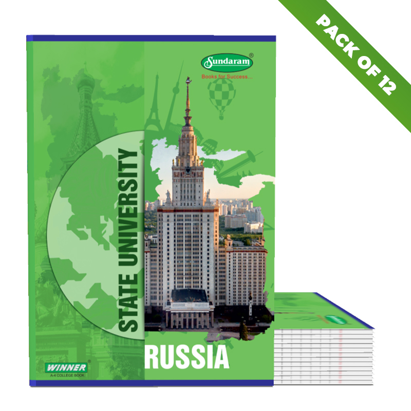 Winner A/4 Book - 76 Pages Center Pining
