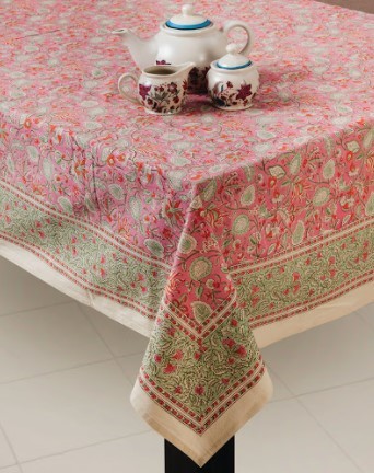 Printed Table Cloth - Cotton, 150 X 150 Cms, Custom Color | Disposable, Printed Pattern, Square Shape, Ideal For Weddings, Parties, And Hotels