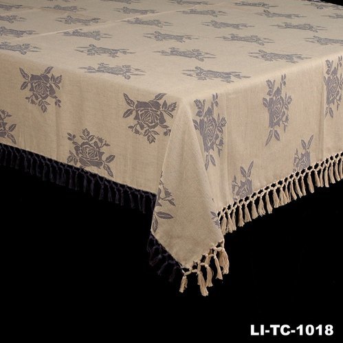 Printed Table Cloth - Cotton, 150 X 150 Cms, Custom Color | Disposable, Printed Pattern, Square Shape, Ideal For Weddings, Parties, And Hotels