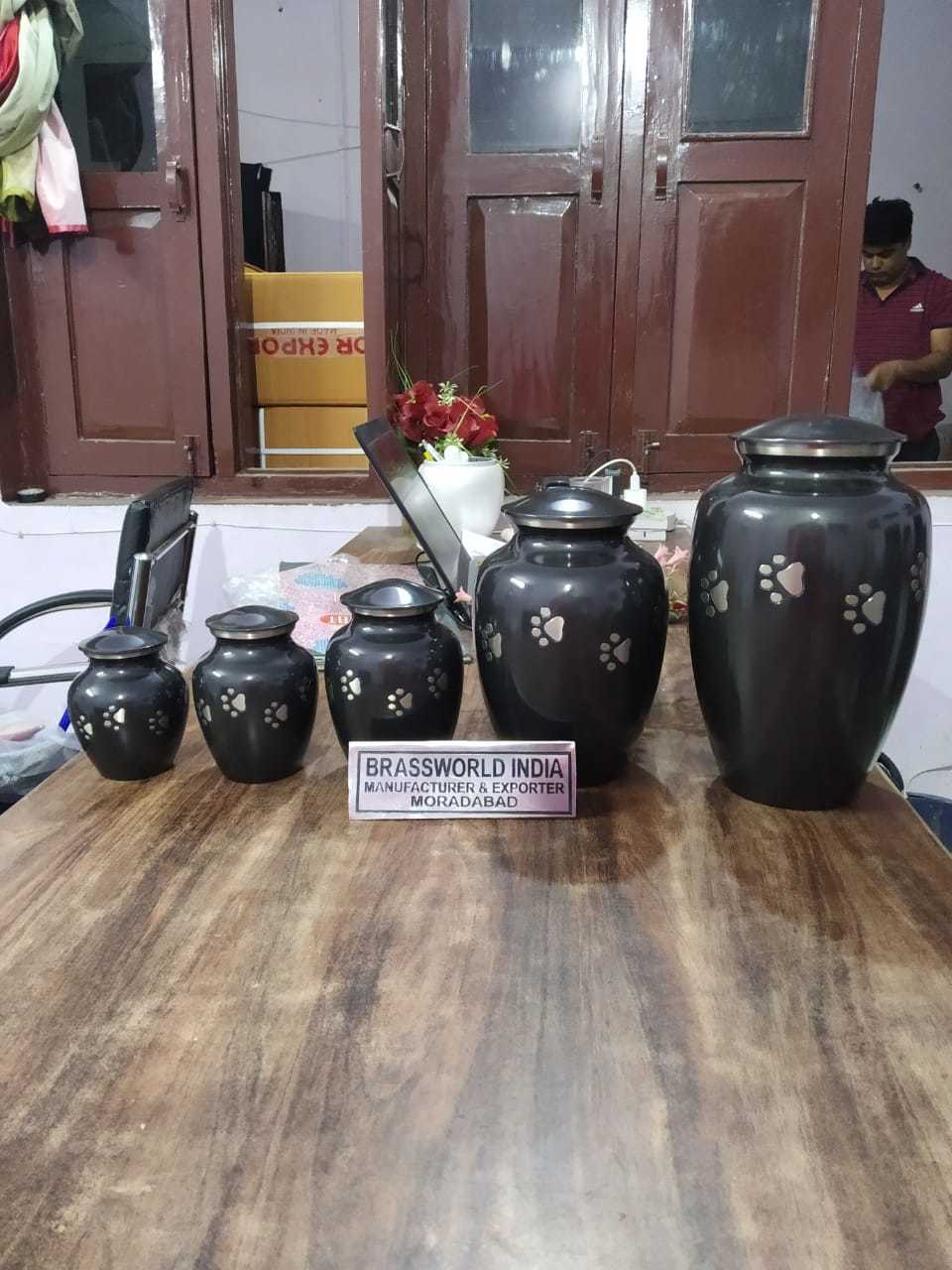 Tear Drop Aluminium Adult Cremation Urn Funeral Supplies