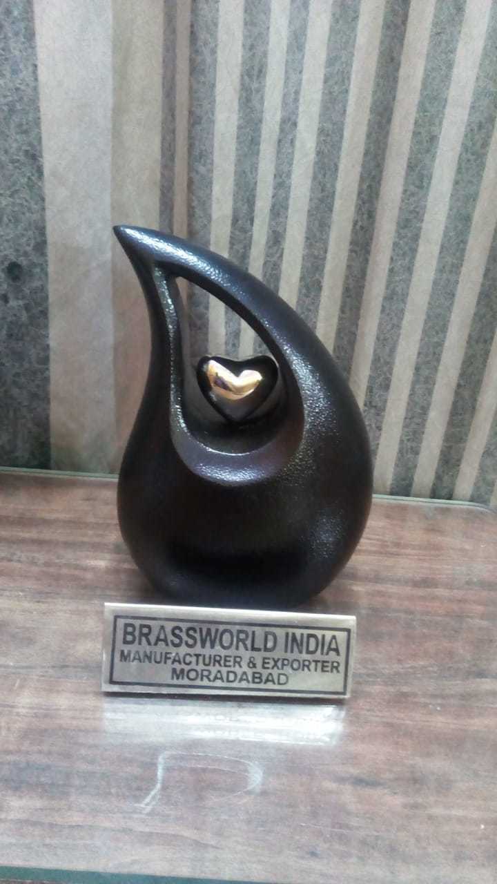 Tear Drop Aluminium Adult Cremation Urn Funeral Supplies