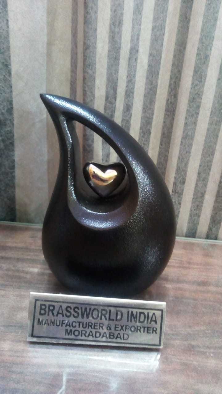 Tear Drop Aluminium Adult Cremation Urn Funeral Supplies