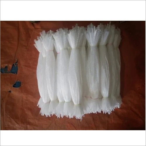 White Packaging Net - HDPE Virgin/Nylon, 150mm to 450mm Size, Moisture Proof | Lightweight, Flexible, Cost-Effective Solution for Fresh Produce