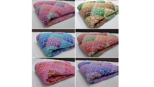 डिज़ाइनर वेटलेस जॉर्जेट प्रिंटेड फ़ैब्रिक