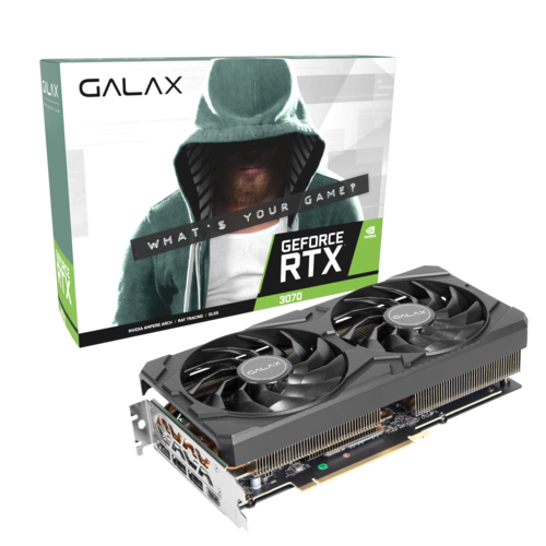 Galax Geforce Rtx 3070 (1-क्लिक Oc) Lhr 8gb Gddr6 256-बिट Dp*3/hdmi/