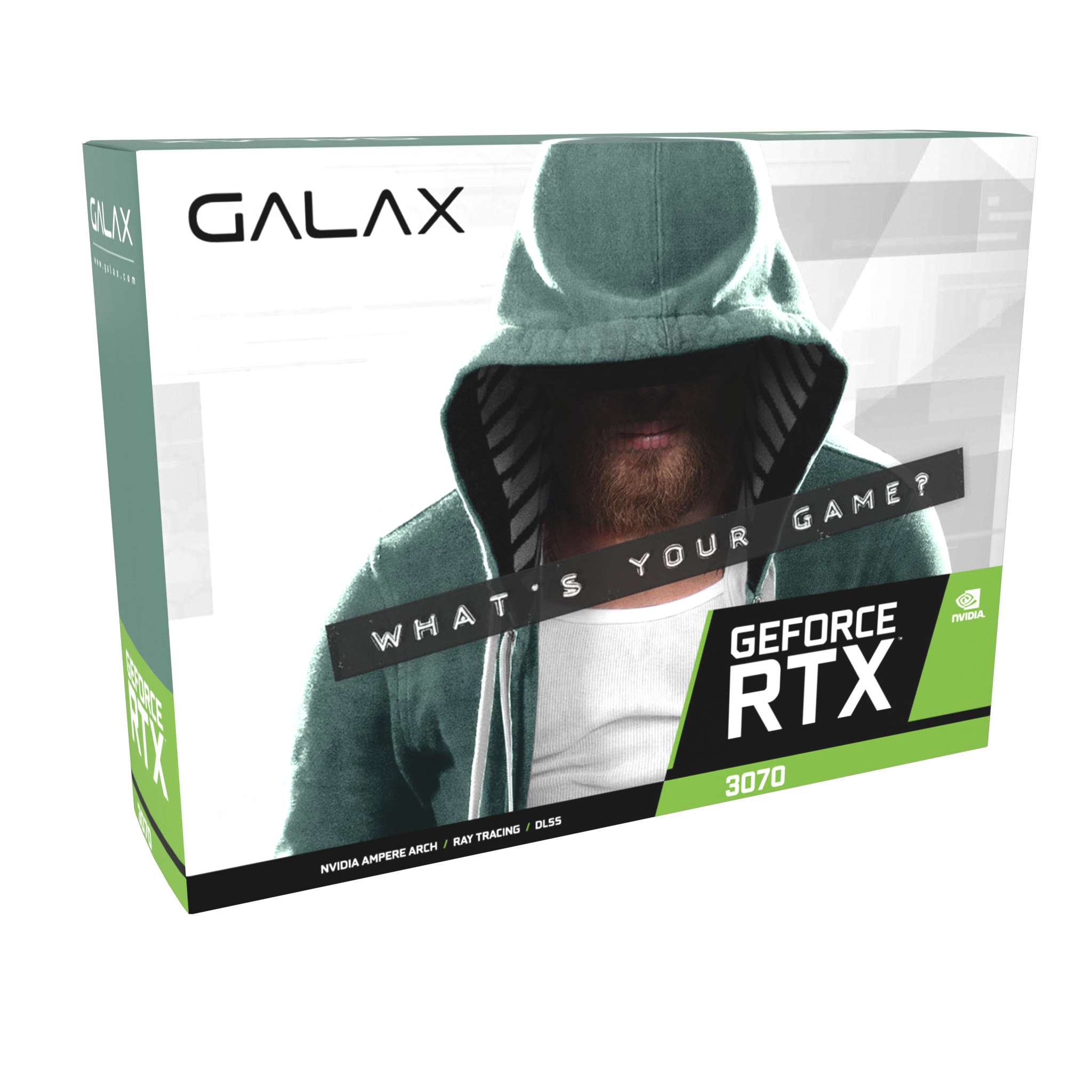Galax Geforce Rtx 3070 (1-click Oc) Lhr 8gb Gddr6 256-bit Dp*3/hdmi/