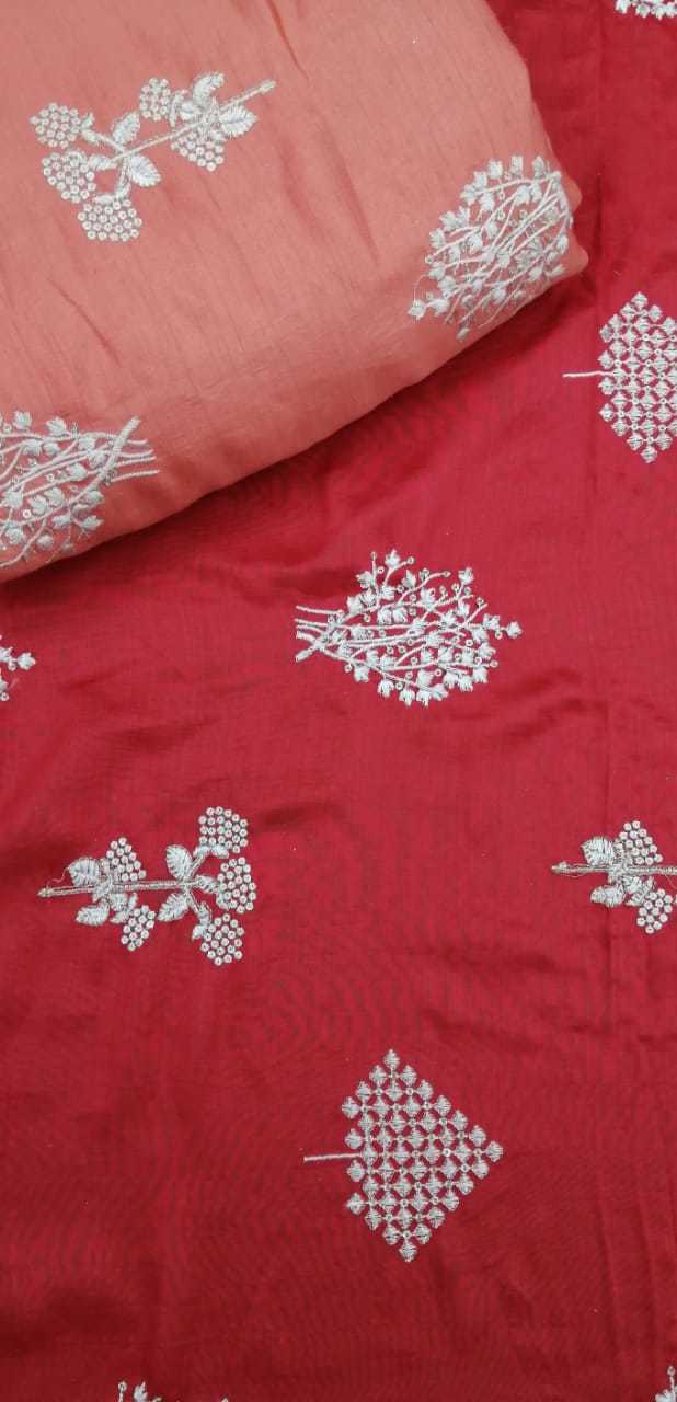 Embroidery Fancy Fabric - Dyable Thread On Soft Fancy Fabric, Various Lengths Available | Light Weight, Warm, Embroidered Texture