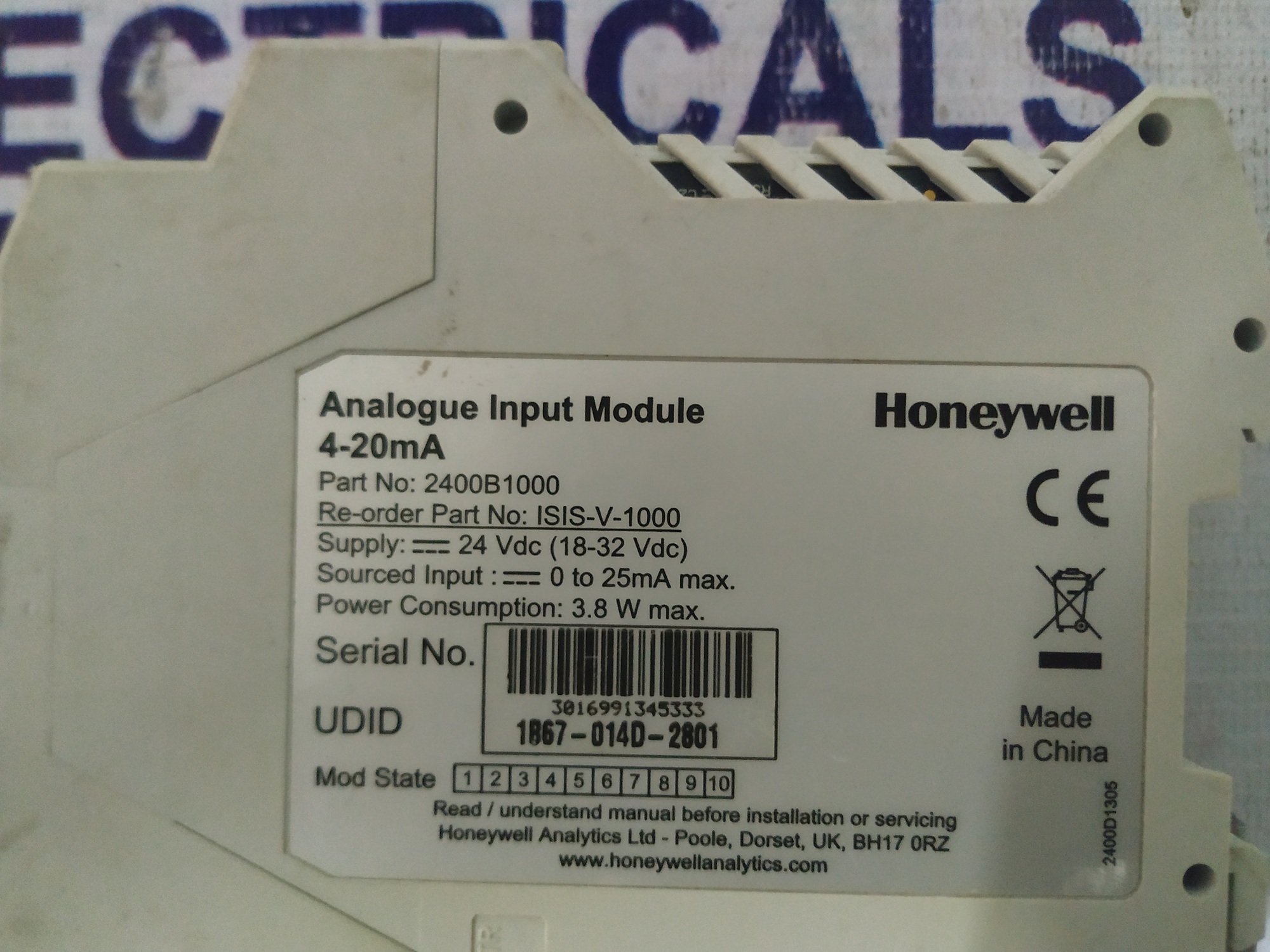 Honeywell Input Module 2400b1000