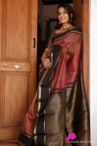 Festive Soft Lichi Silk Cloth Saree