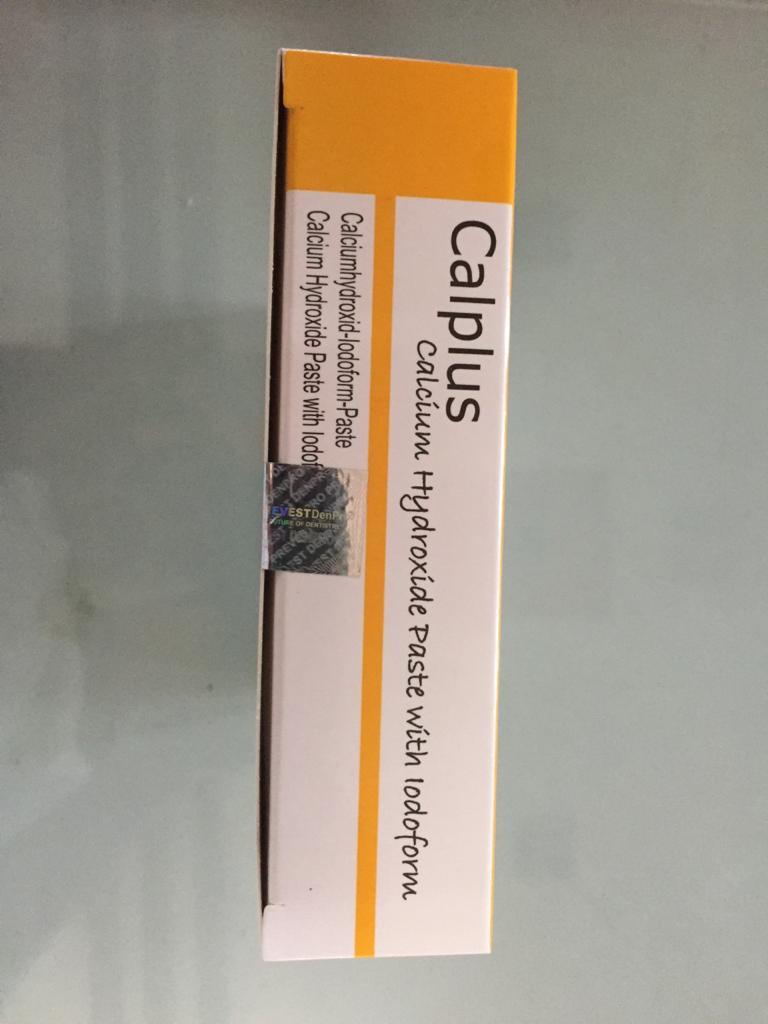 Pd Calplus Dental Products - Oil Based Calcium Hydroxide Paste With Iodoform, Transparent Color, Non-hardening, Industrial & Hospital Use