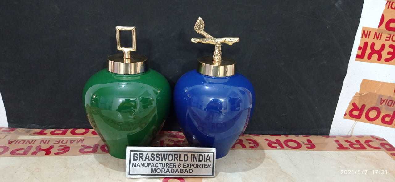 Brass Green New Design Cremation Urn