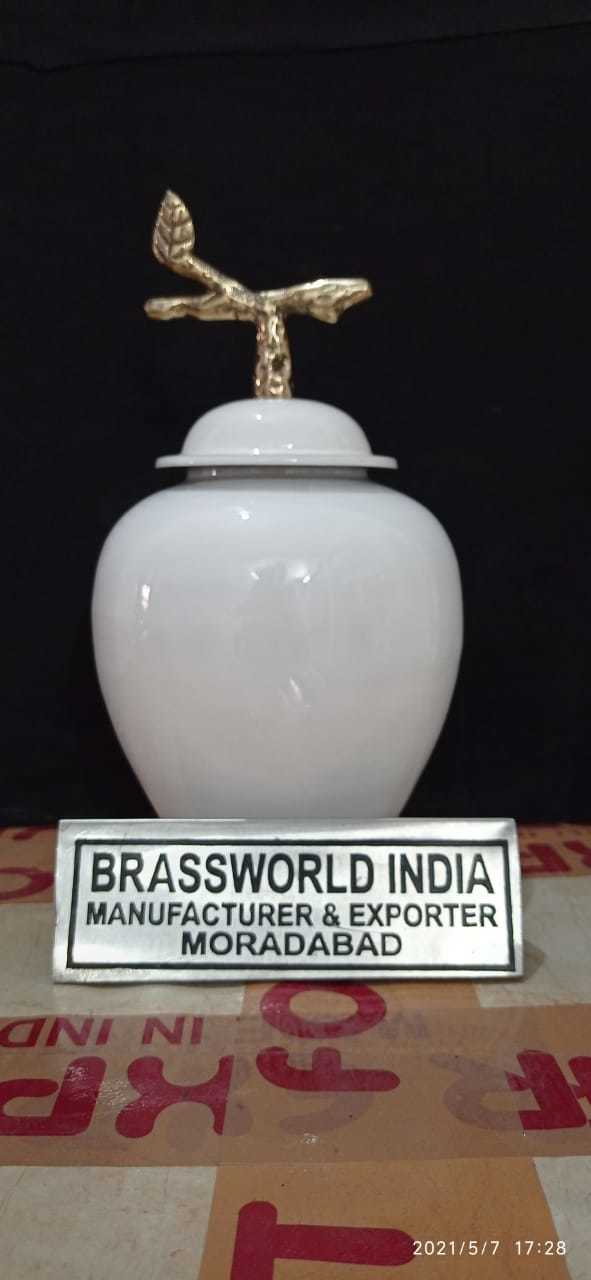 Brass Green New Design Cremation Urn