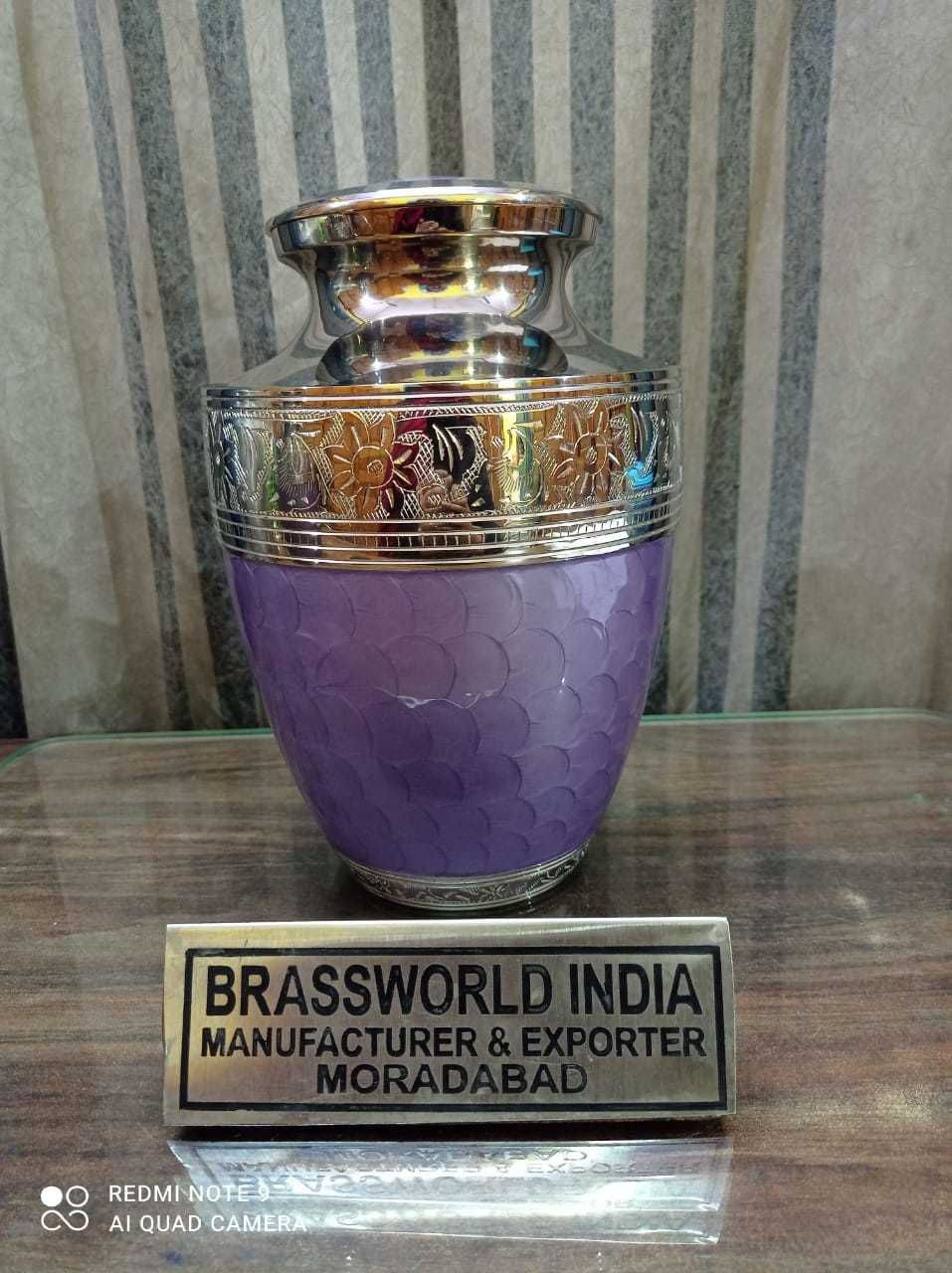 Brass Tea Light Cremation Urn