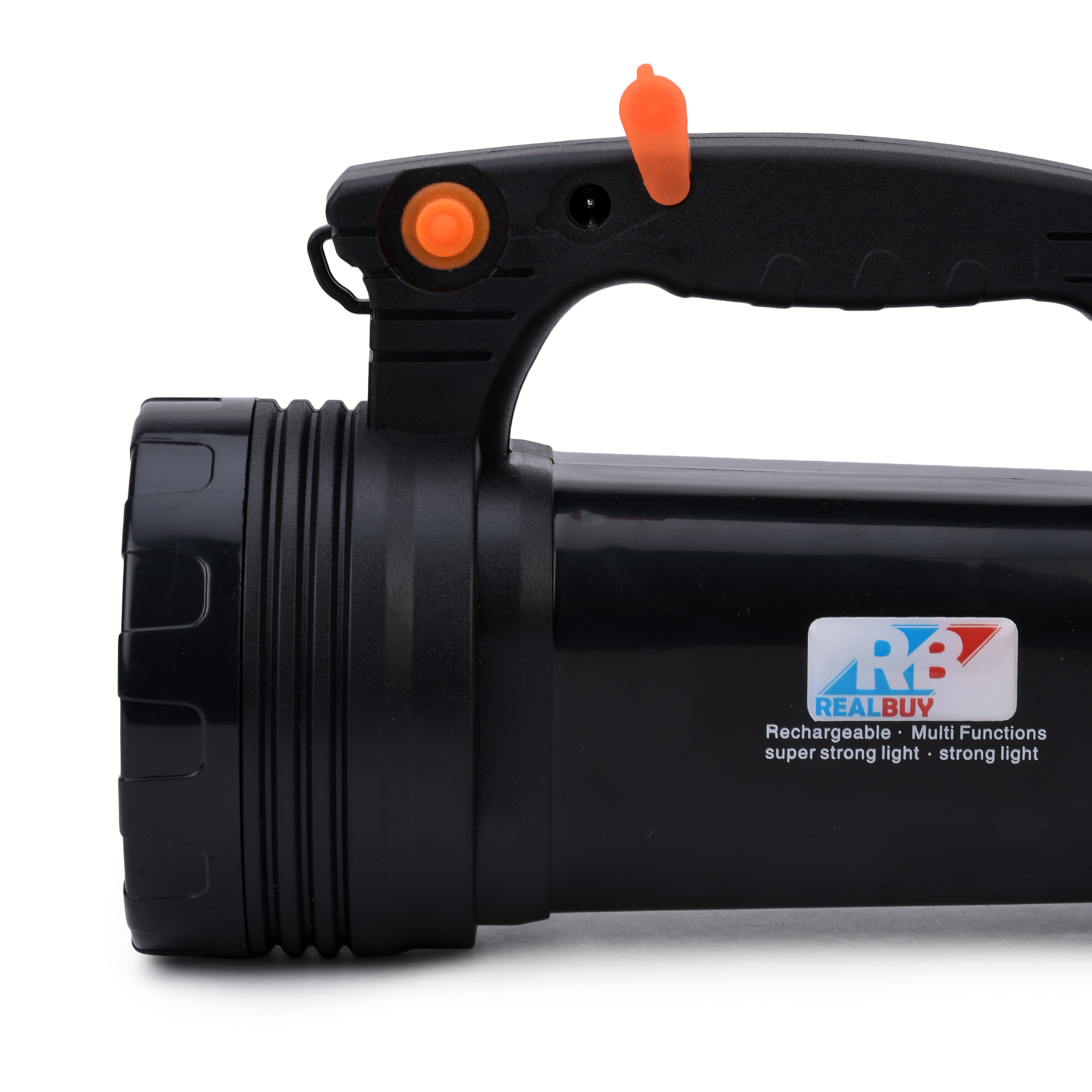 Realbuy Handheld Led Search Light - 5w, 510 Lumens | Cool White Light, 400 Meter Range, Water Resistant Abs Body