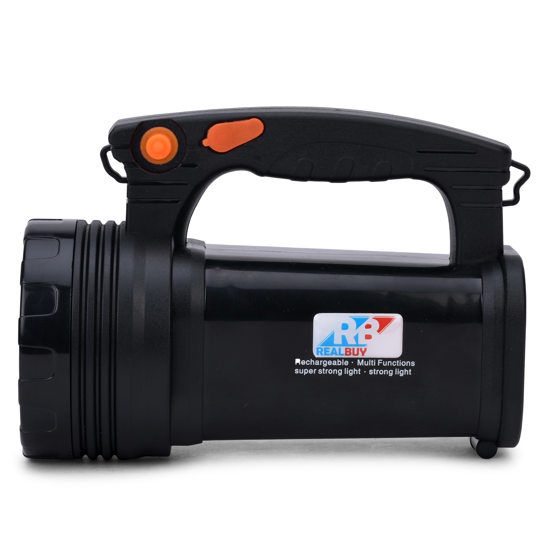Realbuy Handheld Led Search Light - 5w, 510 Lumens | Cool White Light, 400 Meter Range, Water Resistant Abs Body