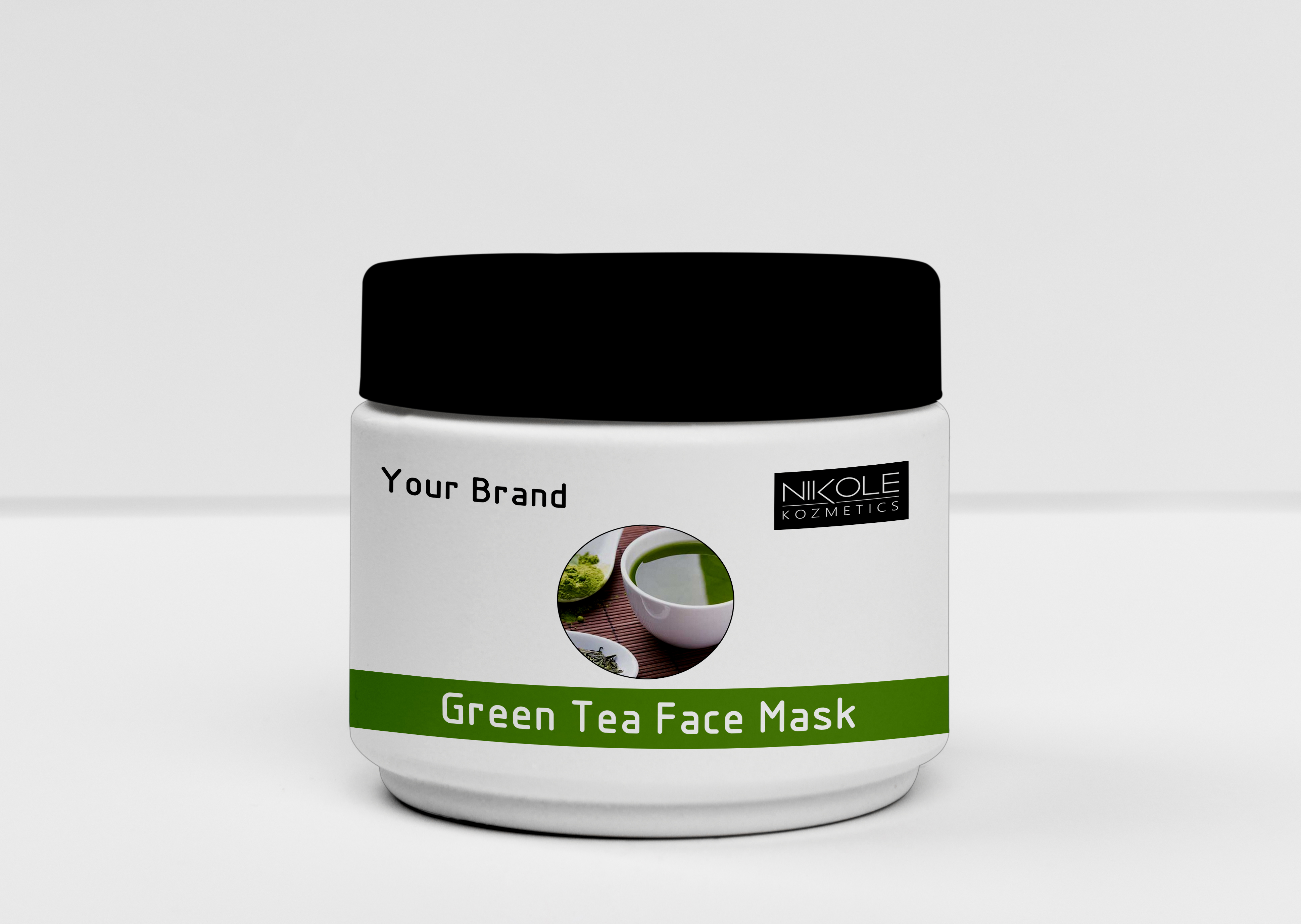 Green Tea Face Mask Third Party Manufacturing - Creamy Formula For Gentle Exfoliation , Smooth Texture, Safe To Use For Oily And Combination Skin