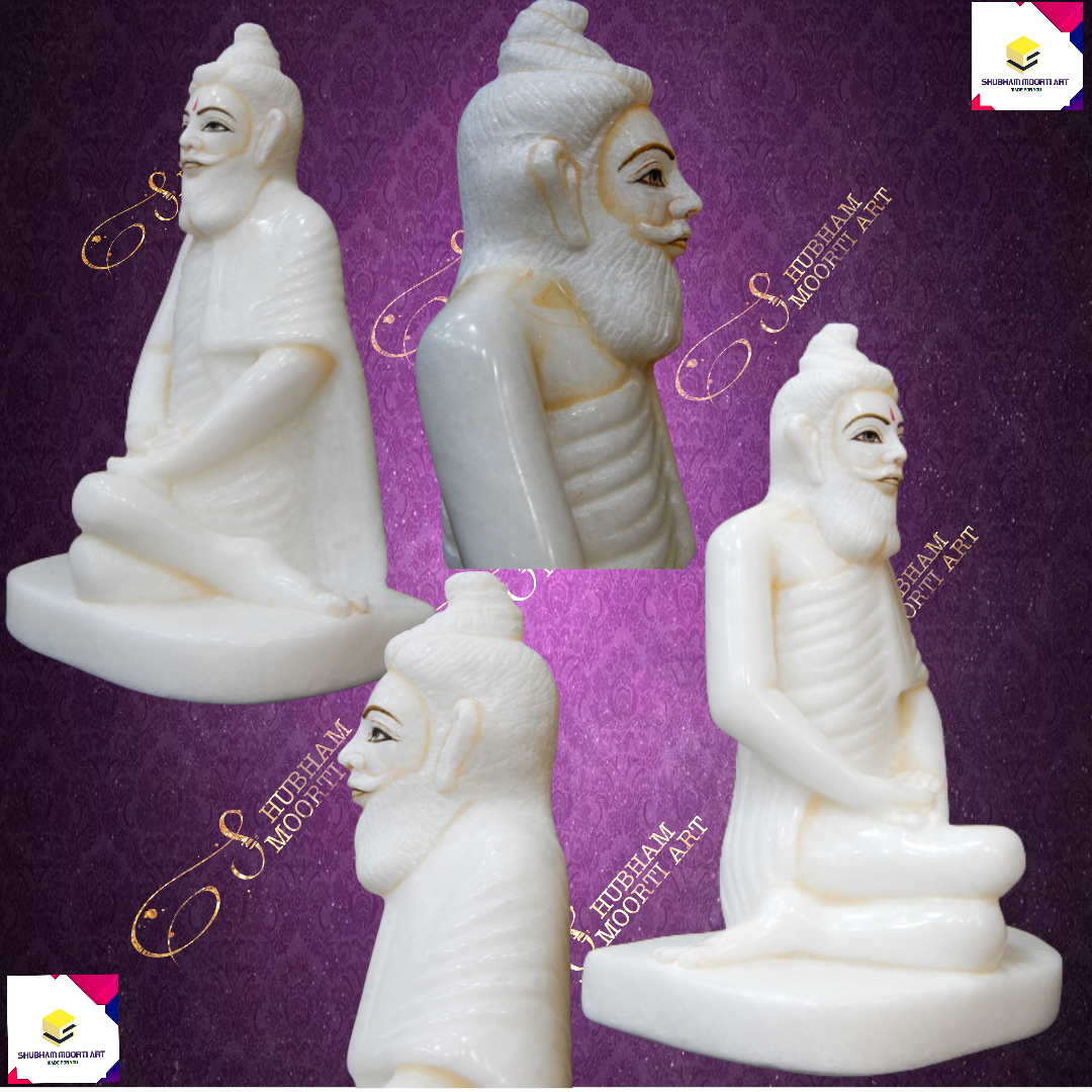 Marble Lokenath Baba Statue