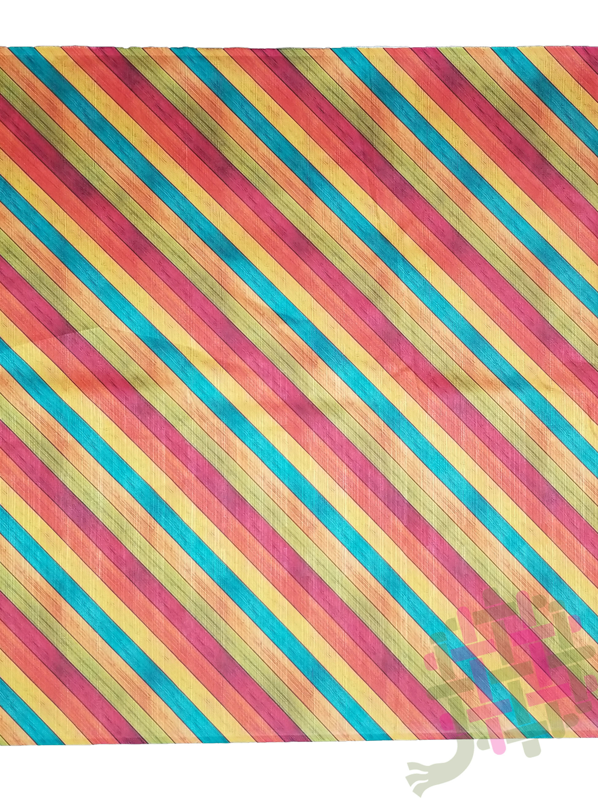 Fancy Malbari Silk Digital Print Fabric - 44" Width Multicolor | Washable Unstitched Perfect For Kurti Gown Shirt And More