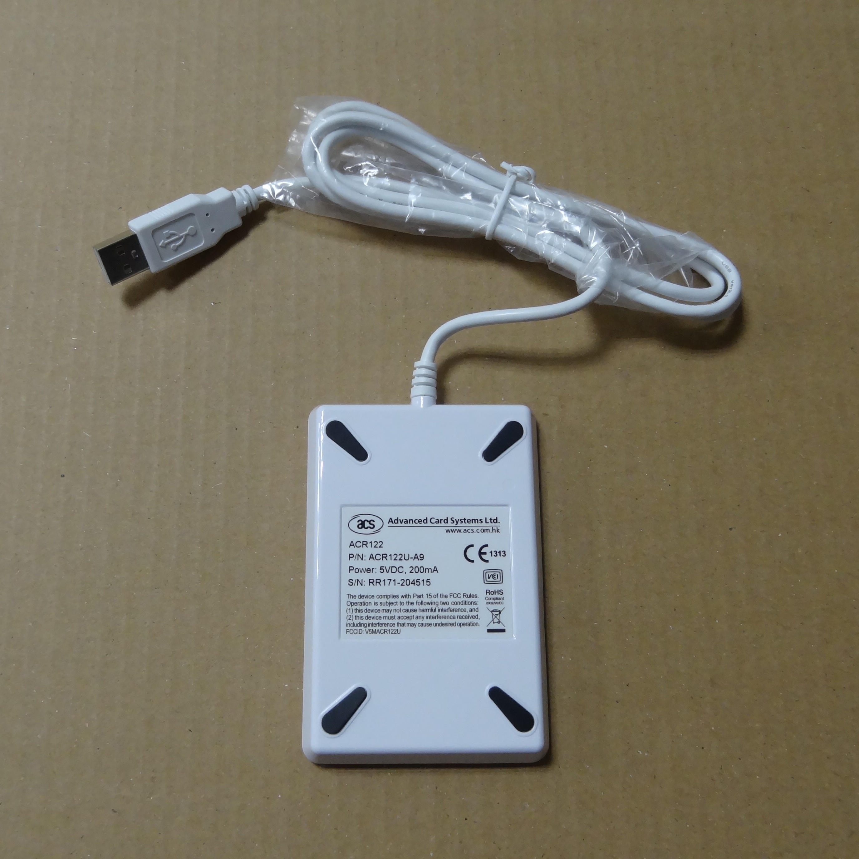 Acr 122u Nfc Smart Card Reader Os Supported: Windows/linux/mac/solaris
