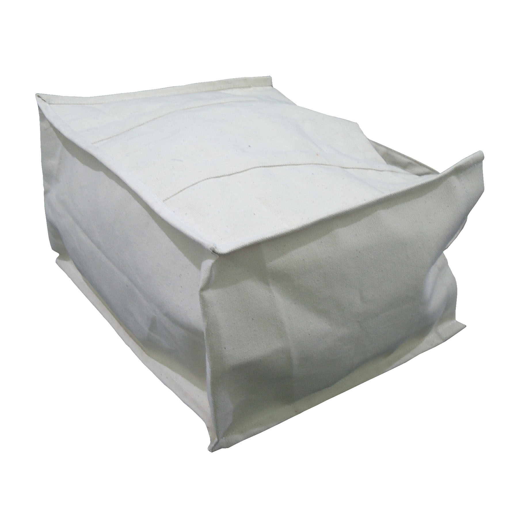 10 Oz Natural Canvas Tote Bag With Full Body Handle Capacity: 15 Kgs Kg/day