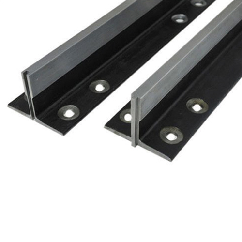 Guide Rails - Steel Material, Various Dimensions - High Load Capacity, Black Finish, Bolted Mounting for Conveyor Systems