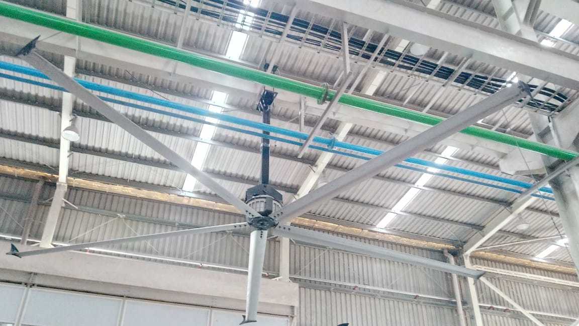 Industrial Ceiling Hvls Fan Blade Diameter: 10-24 Foot (Ft)