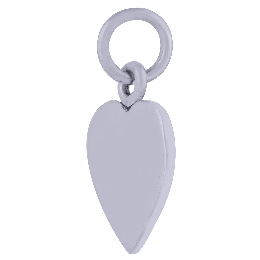 Heart Plain 925 Sterling Solid Silver Pendant Gender: Children