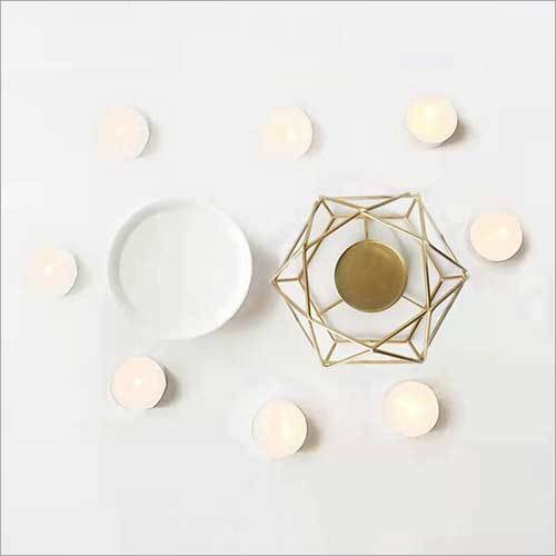 अरोमा ऑयल सिरेमिक बर्नर के साथ मेटल कैंडल होल्डर उपयोग: जन्मदिन का उपहार