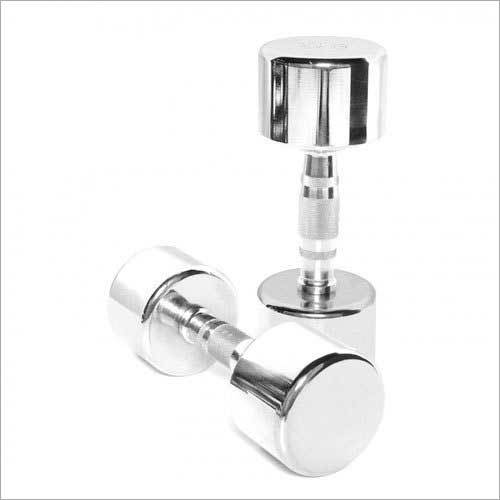 Chrome Dumbbell - Chrome Finish | Ideal for Toning Up Muscle, Compact Design for Easy Storage