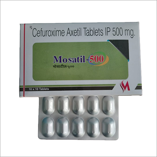 Cefuroxime Axetil Tablets - 500 MG Dosage, General Medicines in Tablet Form, Store in Cool and Dry Place