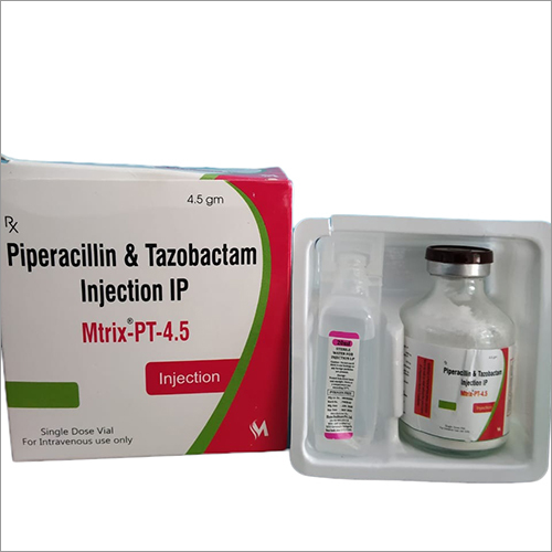 Piperacillin And Tazobactam Injection IP - Antibiotic Injection for Bacterial Infections | Dosage as Prescribed, Storage in Cool and Dry Place