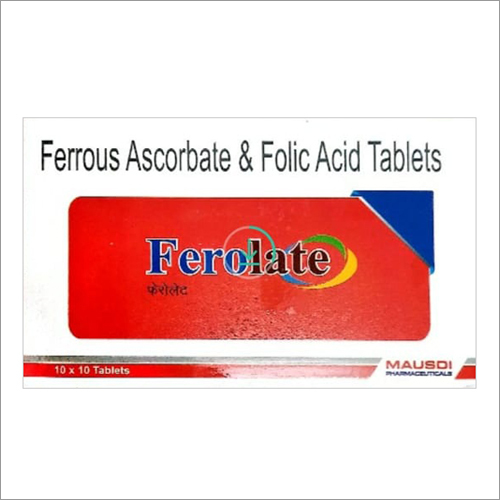Ferrous Ascorbate And Folic Acid Tablets - General Medicines, Cool and Dry Storage | Recommended Dosage as Prescribed