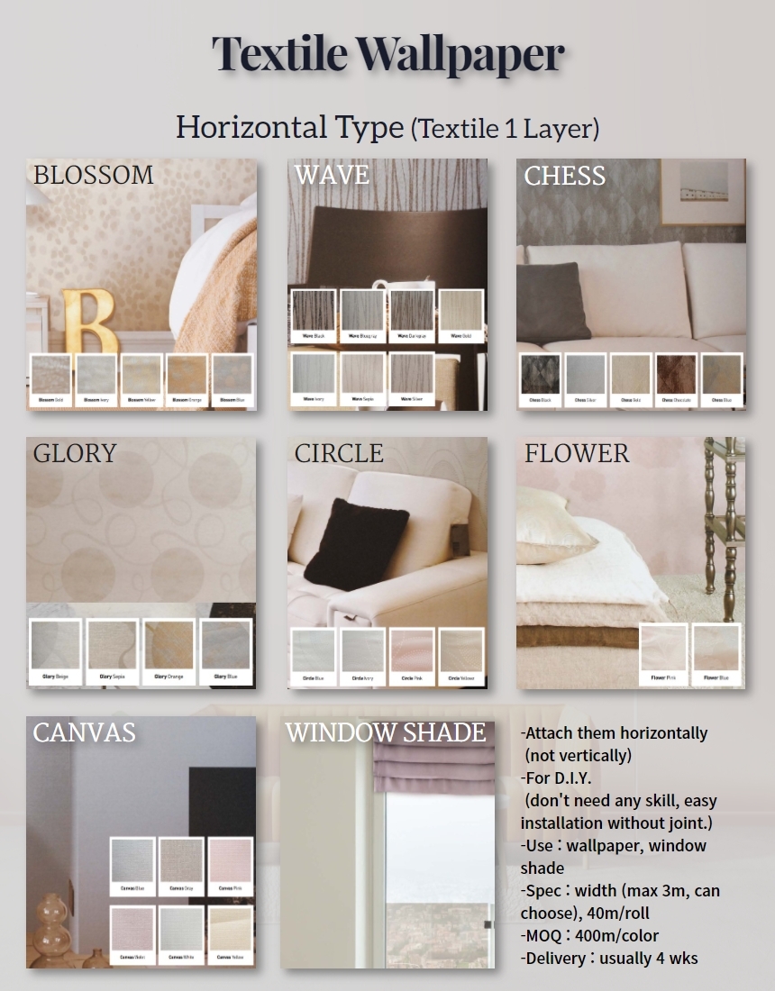 Textile Wallpaper (Horizontal Type)