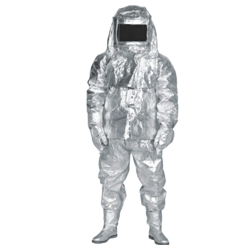 Aluminized Fire Suit - Color: Silver