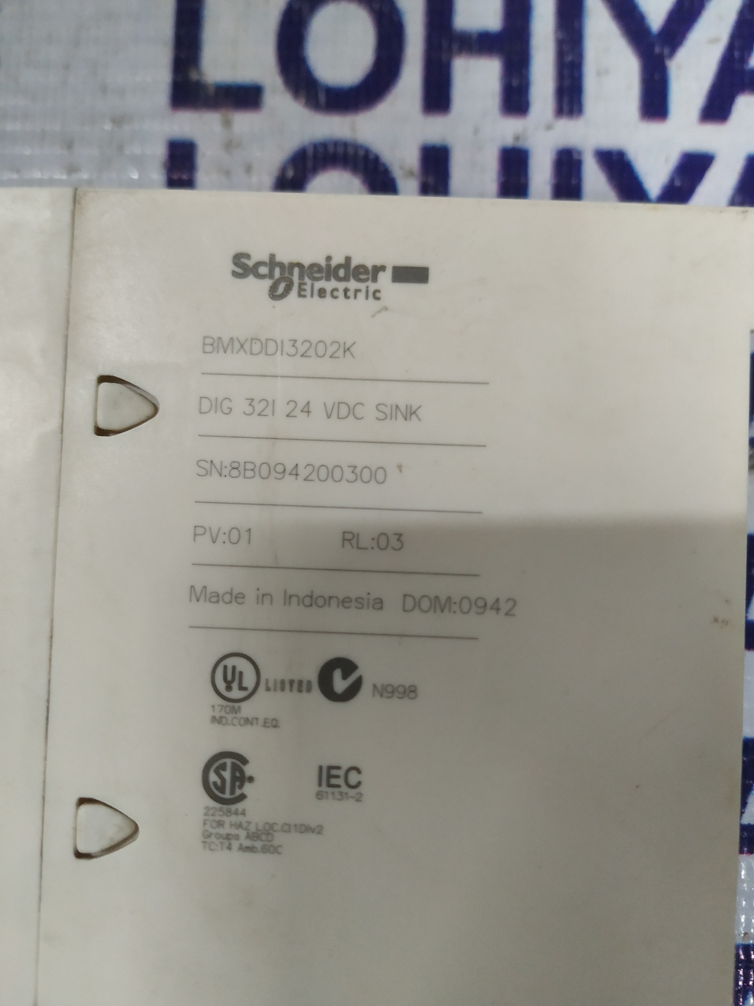 Schneider Input Module Bmxdd13202k