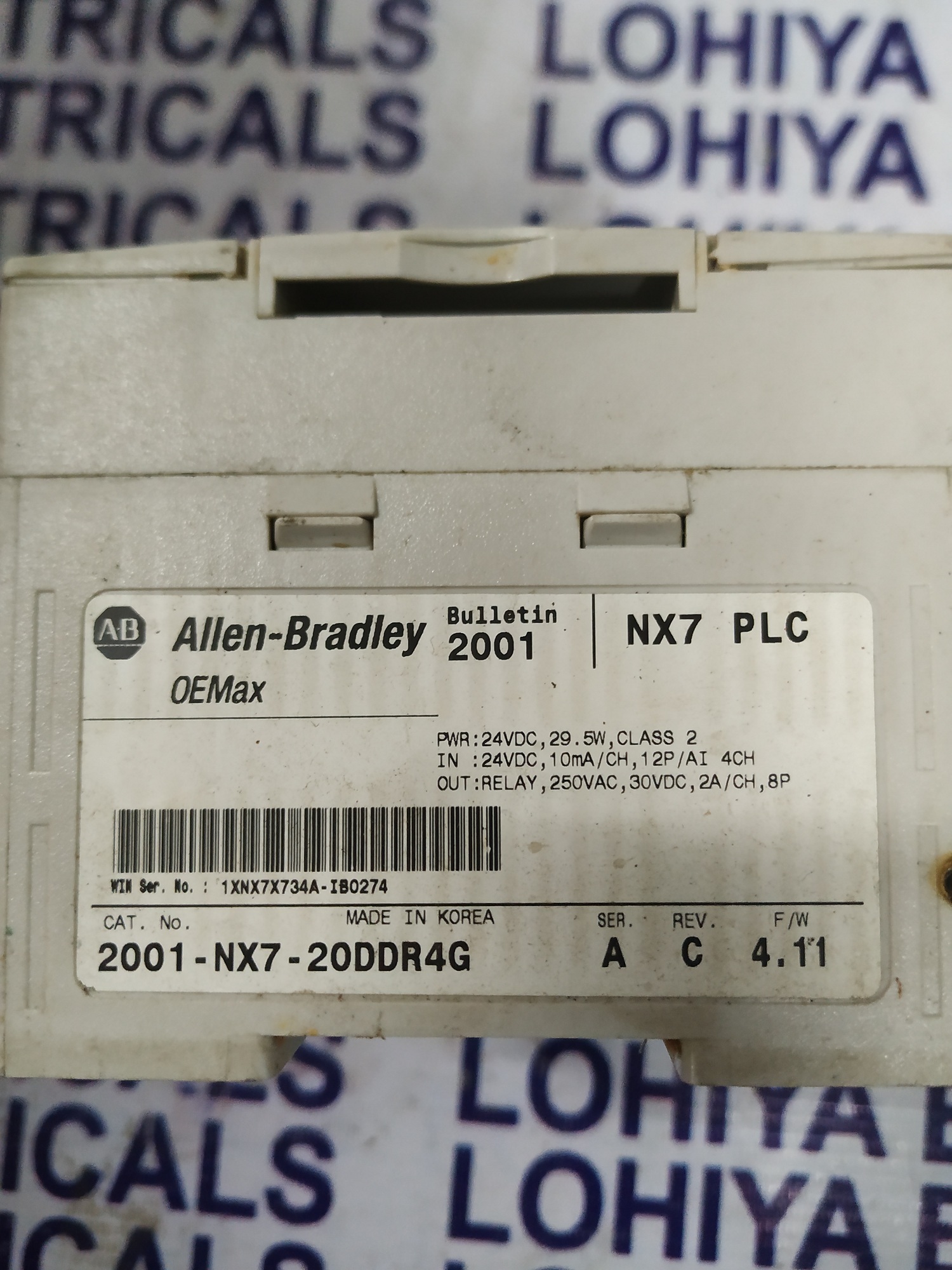Allen Bradley Supplier Nx7 Plc
