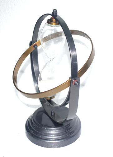 एंटीक फ़िनिश विंटेज नॉटिकल हैंगिंग सैंड टाइमर