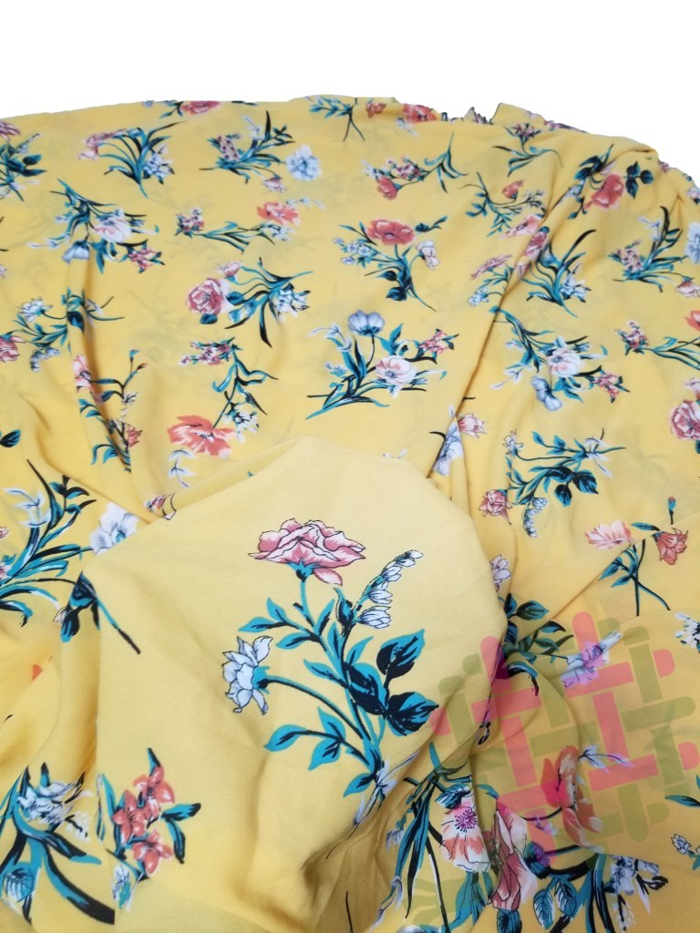 Washable Digital Printed Georgette Fabric