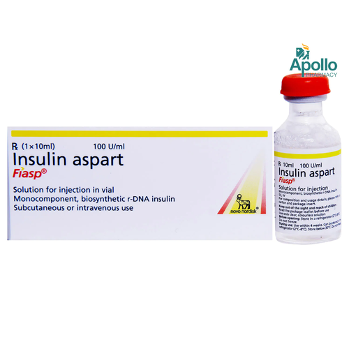 Fiasp 100Iu/Ml Solution For Injection Ingredients: Insulin Aspart (100Iu/Ml)