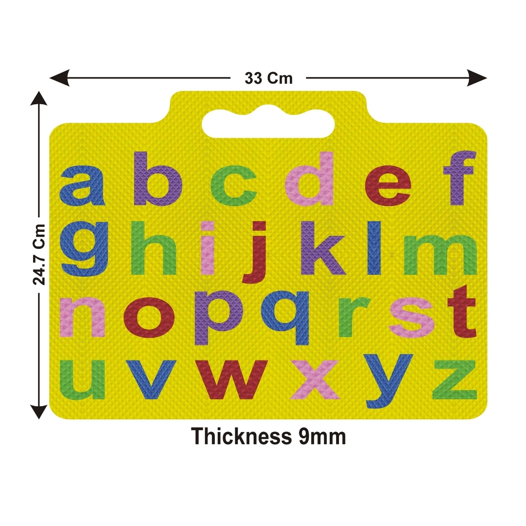Multicolor Learn And Play With Eva Foam Small Alphabet Learning Board